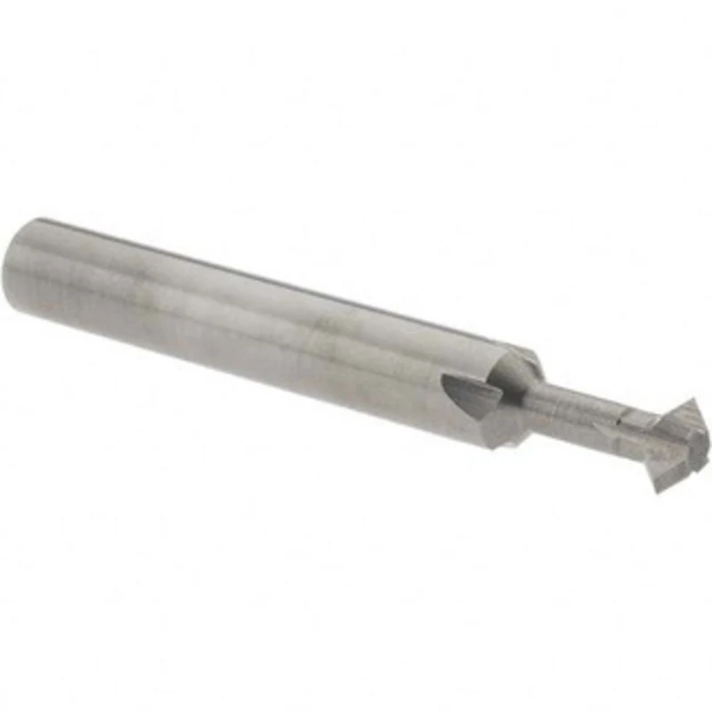 Accupro 6mm Cut Diam, 0.118 Cut Width, 1/4 Shank, Solid Carbide Double-Angle Cutter Uncoated, 4 Teeth, 2 OAL 35864628...